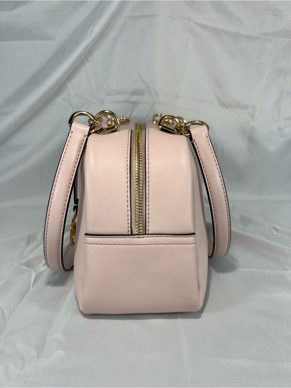 Michael Kors Cecily Soft Leather Shoulder Bag + Matching MK Wallet Pink Set - Picture 4 of 16